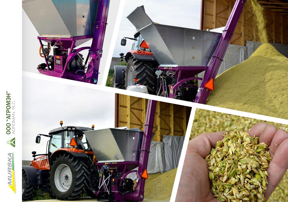 Murska W-Max 10F дисковая мельница с элеватором финского производства