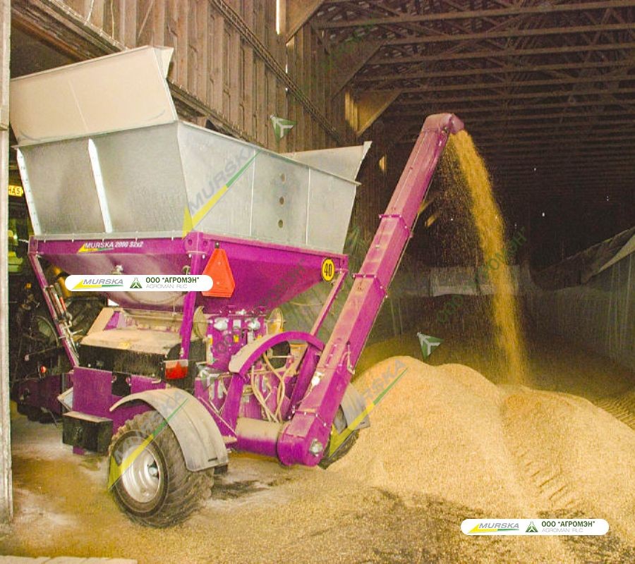 Вальцовая мельница плющилка Murska 2000 S2x2 Max