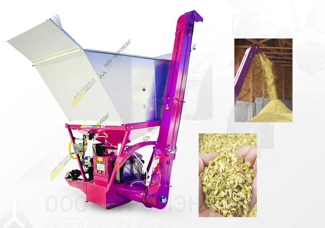 Дисковая мельница Murska W-Max 10F с элеватором