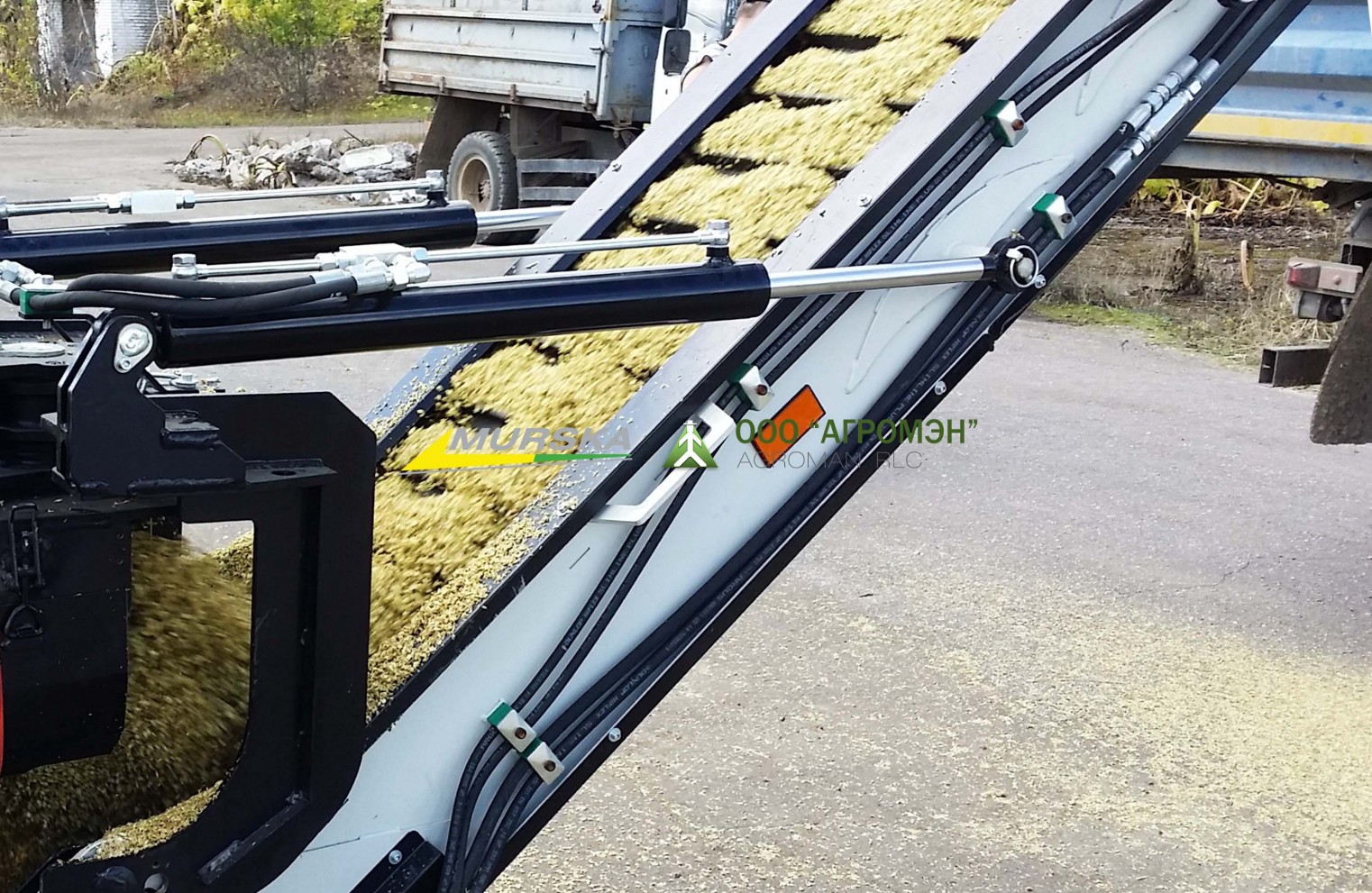 Murska 1400 S2x2 Max вальцовая мельница с ленточным погрузчиком