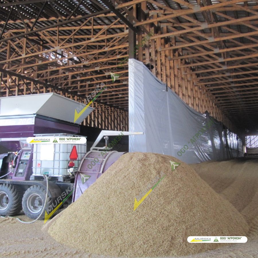 Плющение зерна и приготовление кормов