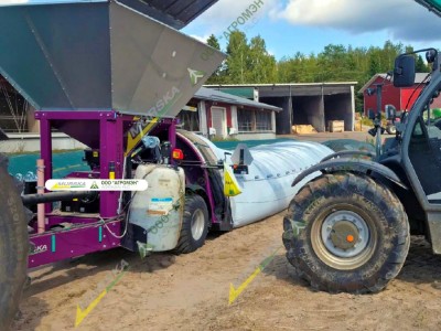 Дисковая мельница Murska W-Max 10 CB упаковка зерна в рукава